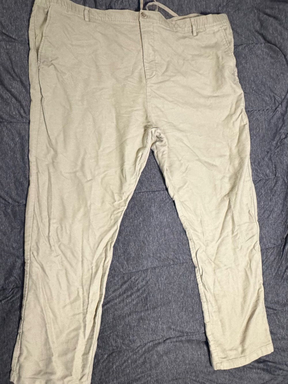 Old Navy Light Beige Casual Drawstring Pants